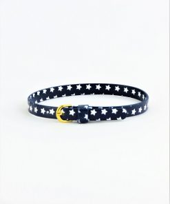 18" Navy Blue Star Belt B2004