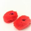 18" Red Fuzzy Slippers BCS07