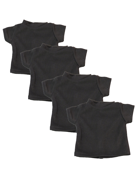 Black TShirt 4 Pack T503 American Fashion World