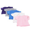 14.5" T-Shirts Pink, White, Blue, Grey, & Purple 5pc 2095