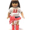 Red & White Western Style Outfit Cowgirl #468 with boots only 12